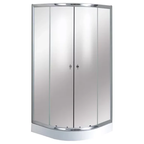 Dušas kabīne Gotland Eko ar  paliktni 80x80cm,matēts stik  39160