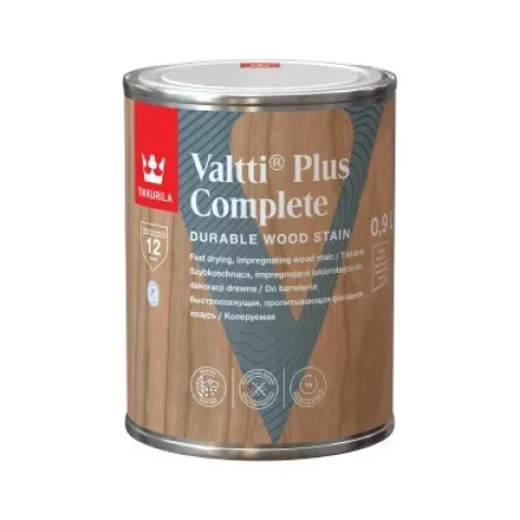 VALTTI PLUS COMPLETE TONĒJAMS EP BASE 0,9L Быстросохнущий пропиточный антисептик для дерева