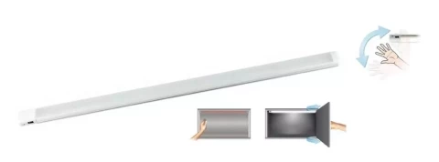 406-502 LED gaismeklis ar sensoru, 5.5W, 400lm, 4000 K, 220 V 525*25*9mm