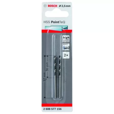 Urbis metālam PointTeQ 2.5x30x57mm, 2gab/iep., BOSCH 2608577156