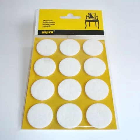 Aizsargpaliktnis mēbelēm 40001 Balts 12gab/iepak d-28mm