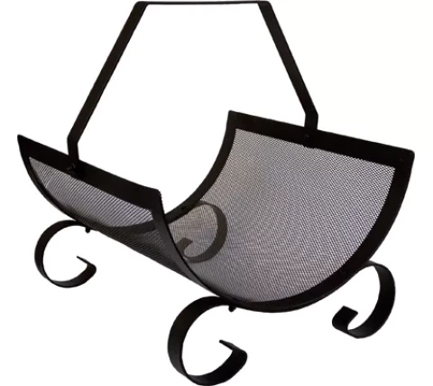 Pisla malkas grozs, 34x40x35cm, melns