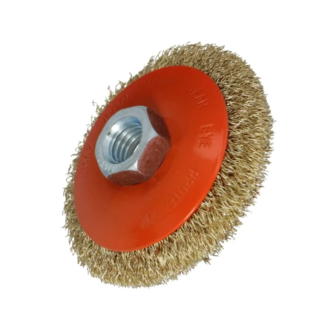 Birste diskveida tērauda ar mi siņa pārklājumu D100mm M14x2