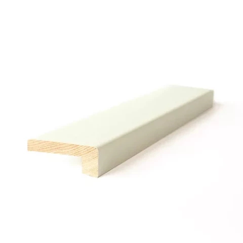 Aploda masīvkoka krāsota L Balta 21x56x2200