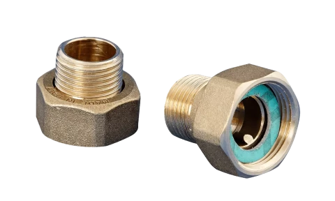 Sūkņa pieslēguzgrieznis 1"x11/2" , bronza (pāris)