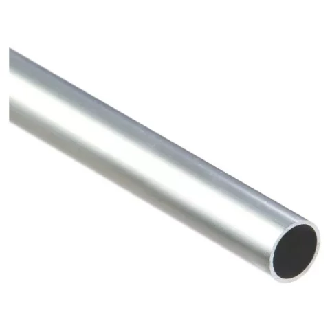 Profils alumīnija 10x1mm 1m sudraba O caurule