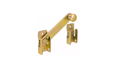 Aizbīdnis  120x20mm, dzelteni cinkots