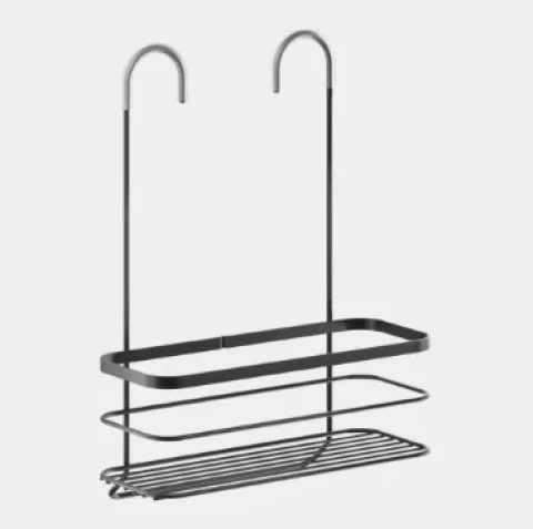 Hanging shelf ORGIN, 23x13x40cm, black, Metaltex