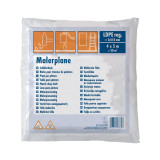 drop cloth fold. LDPE Reg. 18my 4mx5m 20sqm