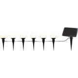 LED virtene ar saules baterijām Star Trading Globus 5M, 6LED, IP44