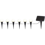 LED virtene ar saules baterijām Star Trading Globus 5M, 6LED, IP44