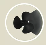 Ceiling light fan Trio BORGHOLM LED SMD 30W 3500lm 2700-6500K remote control R67083132