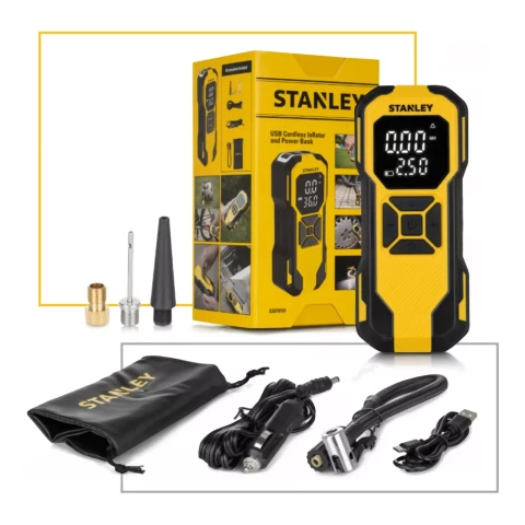 Electric Air Pump 10 bar 12V 6000mAh LED STANLEY SXIF0101