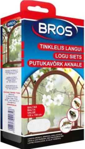 Сетка Bros для окна белая 130x150см