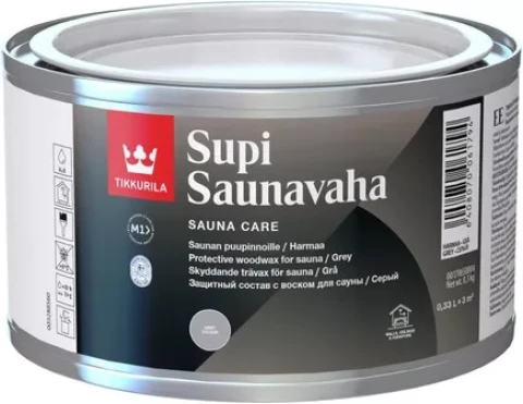 Tikkurila SUPI SAUNAVAHA EP 0.225L воск тонирующий