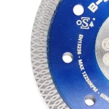 Dimanta griezējdisks flīzēm sausai un slapjai griešanai 10mm segments 1.2x125mm BIHUI DCDM125
