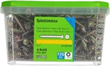 Essve Шуруп Hobau по ДВП и плитам 4.8x65 ZN желт., TX20 350Шт. 552466
