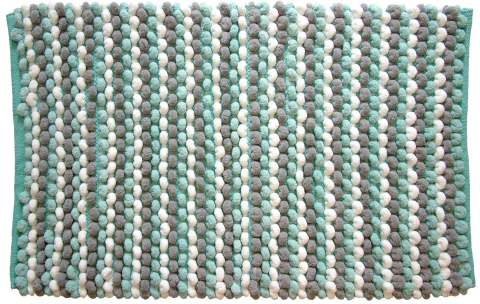 MOSAIC 50x80cm, raibs/pelēks-zils, tepiķis