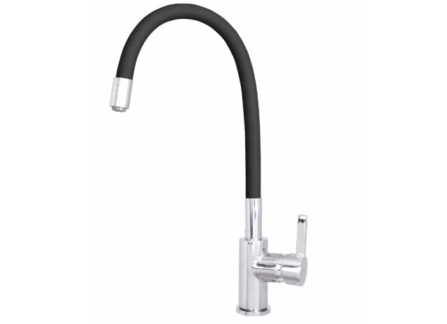 Кухонный смеситель Rubineta FLEXY-33 (BK) черный