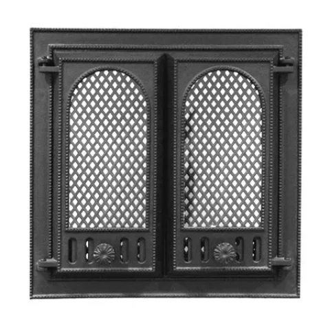 Pisla kamīna durvis HTT116  410*410