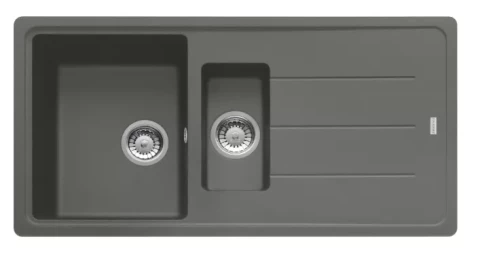 FRANKE Fragranīta virtuves izlietne BFG 651 970x500cm pelēks 114.0256.627