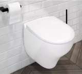 Gustavsberg pods NAUTIC 1530 piekarams ar SC vāku balts, Hygienic Flush, GB111530001040