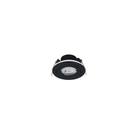 TRIO Iebūvējams gaismeklis LAMONT 6.5W/3000K 650lm IP65 matēts melns