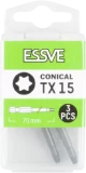ESSVE nozzles conical TX15x70 3pcs. 9980412