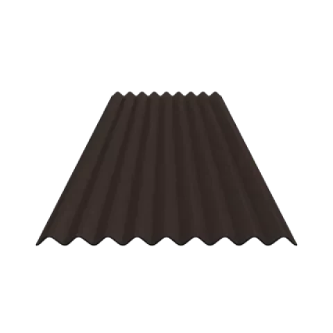 Bitumen Corrugated Sheet K9 GUTTAPRAL 2.6x2000x855 mm; 95/34 mm, Black