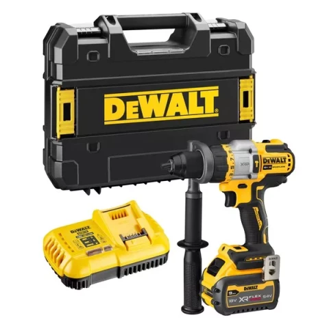 Akum. triecienurbjmašīna DCD999X1-QW 18V 1x9Ah 67/126Nm, DEWALT