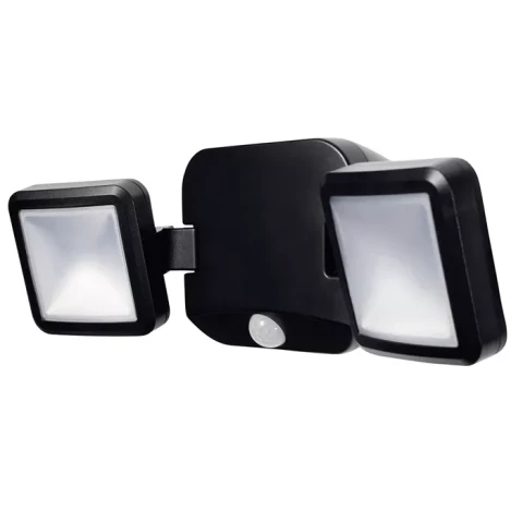 Prožektors LED ar sensoru 10W 4000K 4XD IP54 480lm melns LEDVANCE