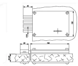 Slēdzene uzliekamā Arta-2 garāžas 1202ZL-DB