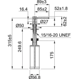 FRANKE Comfort Ziepju dozators Hromēts 119.0584.065