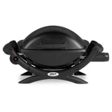 Weber Газовый гриль Q 1000, melns+pārvalks 7117+reste6563+panna6561