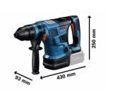 Аккумуляторный перфоратор SDS-PLUS GBH 18V-28C без аккумулятора и зарядного устройства BOSCH 0611920001
