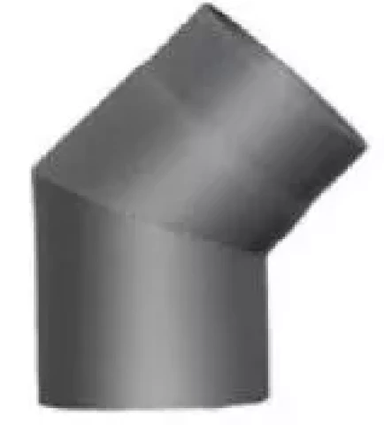 Līkums bez revīzijas 130/45  melns