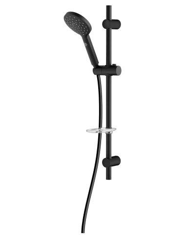 GUSTAVSBERG Dušas lifts hroms, Set Round D120mm,matēts melns, GB41103210 53