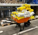 Wheelbarrow TRUPER orange 118L load capacity 580kg CAR-81