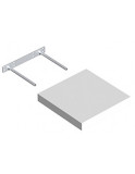 Floating shelf white 25x25cm