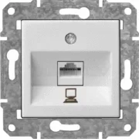 LIREGUS EPSILON rozete RJ45 bez rāmja balta