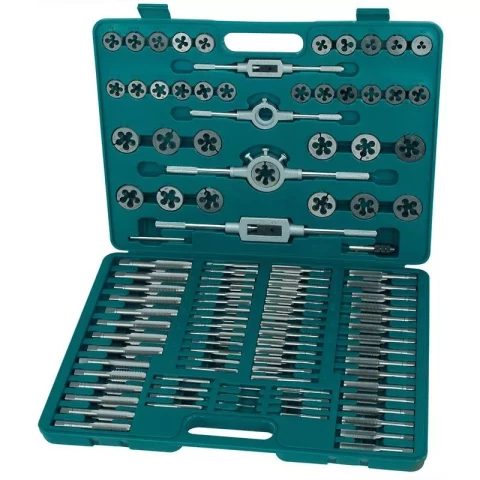 Vītņurbju un vītņgriežu komplekts, 110gab/iep., MANNESMANN M53255