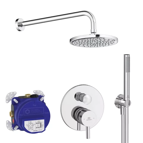 Ideal Standard iebūvējama dušas sistēma Ceraline, hroms, BD193AA