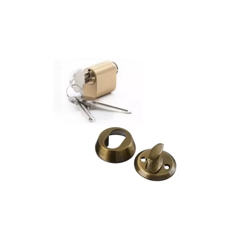 Cilindrs VALNES 18mm ovāls Assa analogs k-ts, bronza