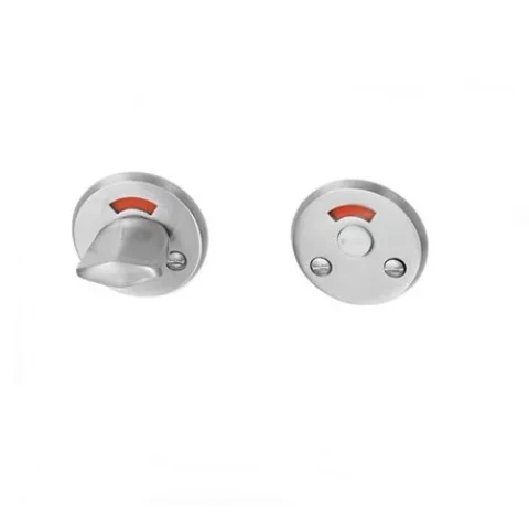 WC  knob chrome satin