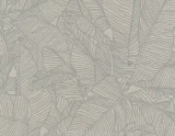 Wallpaper AS Creation 36633-2 0.53x10m Linen Style leaves