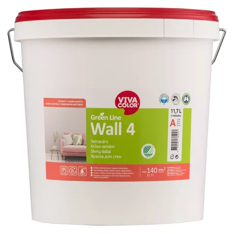 VIVACOLOR GL Wall 4 C 11.7L Совершенно матовая краска для стен