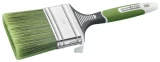 Professional flat paint brush WoodStar, 80mm, 18mm thickness, synthetic green bristles, 3K handle