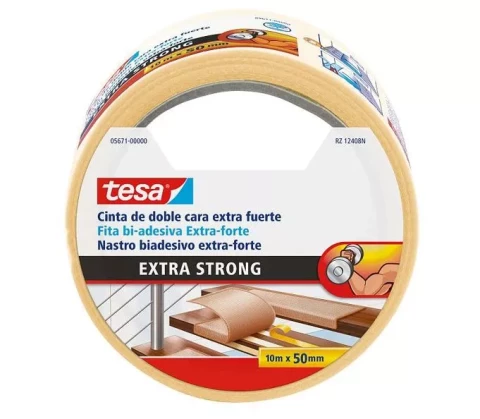 TESA 5671 10М:50ММ СВЕРХСИЛ.ДВУСТ. ТКАН. ЛЕНТ