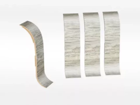 Grīdlīstes NGTF96 PVC kabeļiem savienojumi (4gab) kambridžas ozols