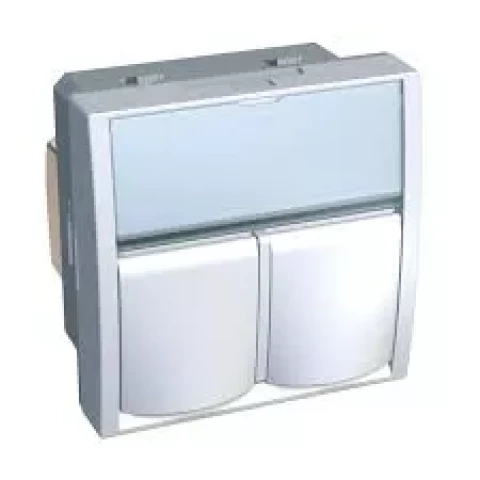 Grīdas kārbas rozete Altira 45  2xRJ45 CAT5E